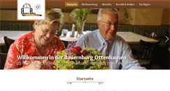 Desktop Screenshot of bauernburg.de